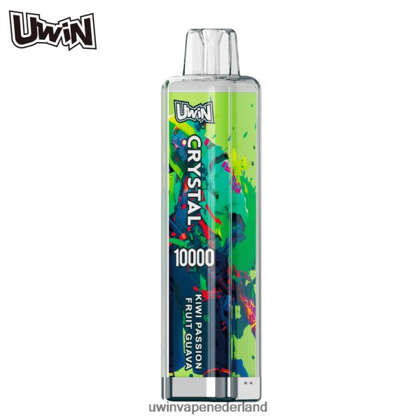 UWIN Crystal Kopen - UWIN CRYSTAL 10000 wegwerpvape kiwi-passievrucht-guave 60Z0ZL8